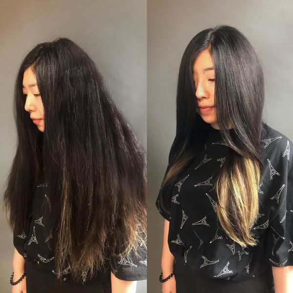 Long Layers for Straight Extra Long Hair with Highlights