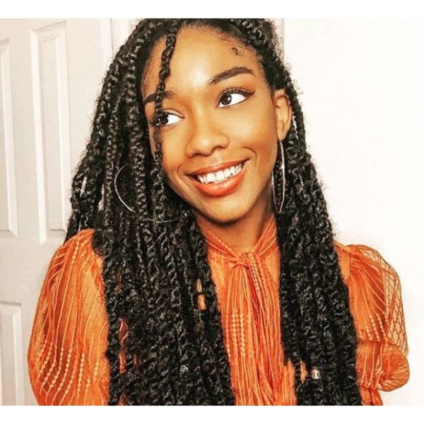 Protective Hairstyle with Braids