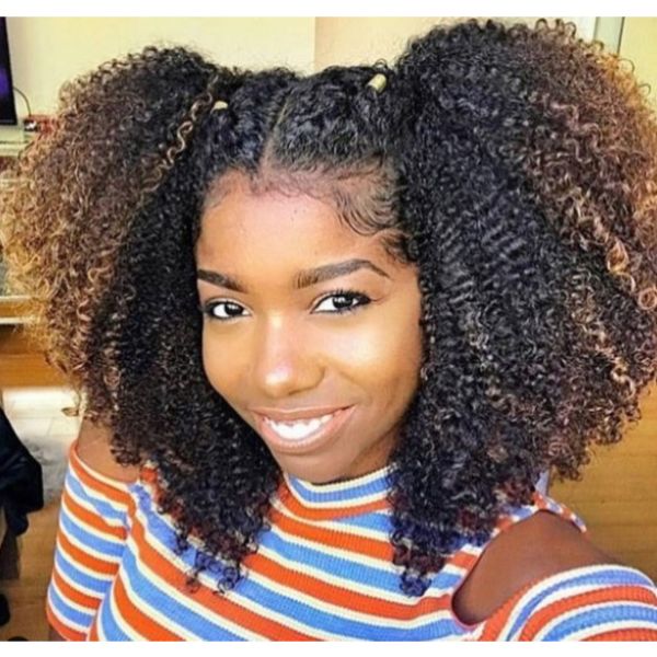 Twist-outs for Brown Hair with Blonde Highlights