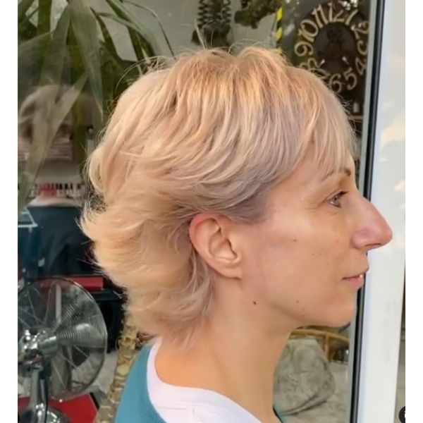  Long Pixie Cut with Feathered Layers