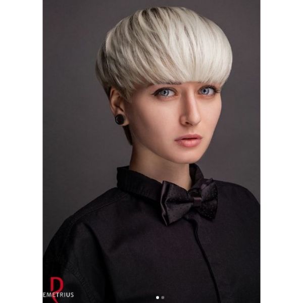  Fringed Haircut With Soft Pixie Cut