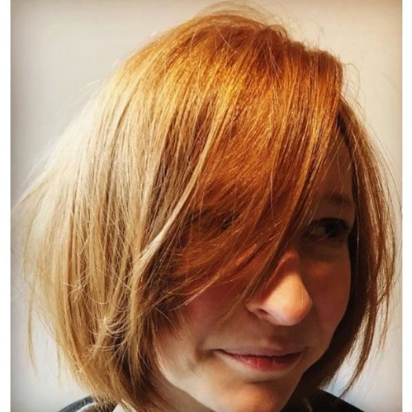 Messy French Bob For Oval Face And Thin Hair