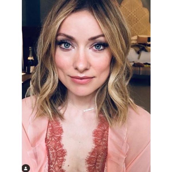  Olivia Wilde's Short Wavy Bob Hairstyle For Blonde Hair