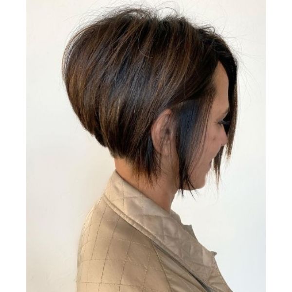  Short Pixie Hairstyle With Blonde Brown Strands