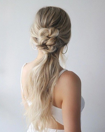 long curly hairstyles with braids for prom