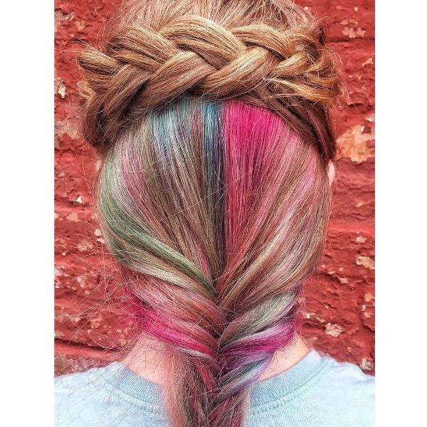 Layered Haircuts for Long Hair with Braids and Colors