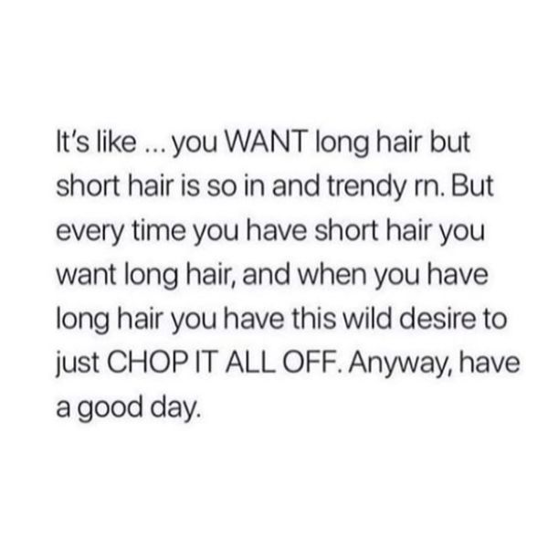 Hairstyle Dilemma