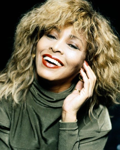 Tina Turner's Voluminous Shaggy Hairstyle