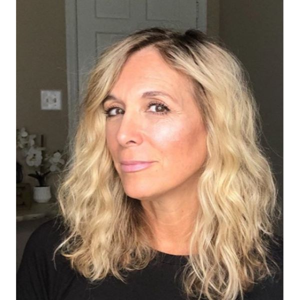  Beach Waves For Medium Long Blonde Hair with Dark Roots