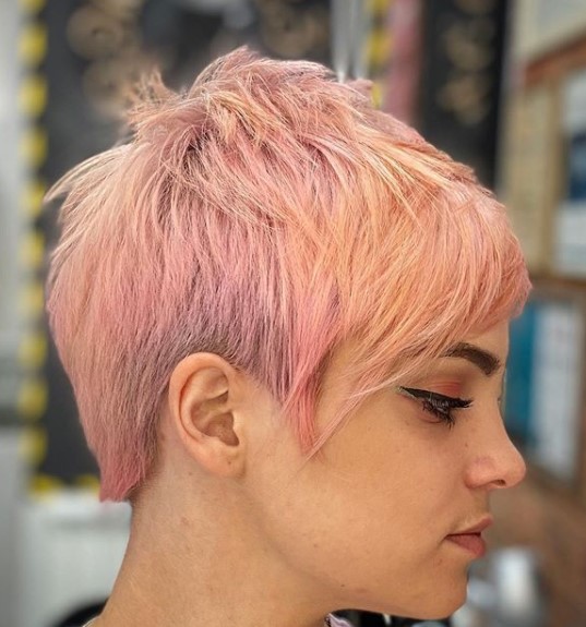  Pink Blonde Pixie Short Haircuts for Women