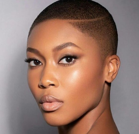 Sharp Faded Short Haircuts for Women with Razor Design