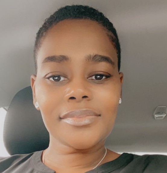a woman with Natural Short Shaved Black Hairstyle Shaved Hairstyles for Black Women