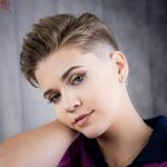 Natural Colored Undercut for Brown Hairstyle