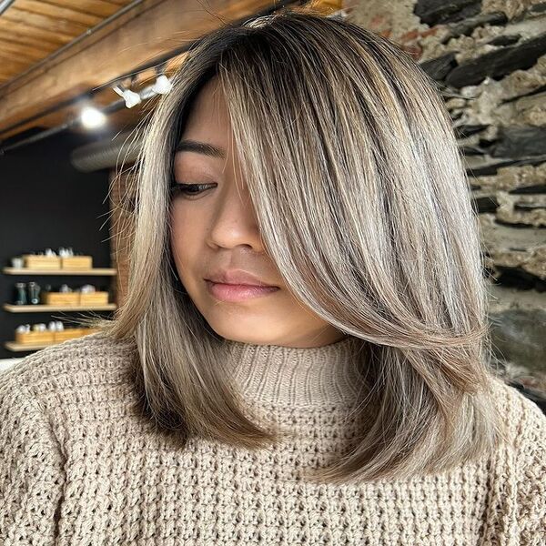 Blonde Highlights Hairstyle
