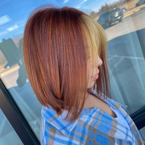 Copper Hair with Blonde