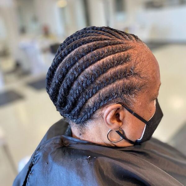 twist cornrow hairstyles