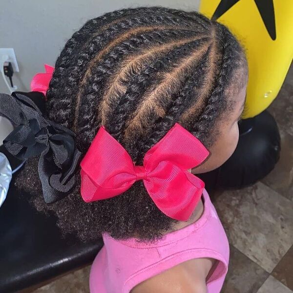Twisted Braids with Ribbon