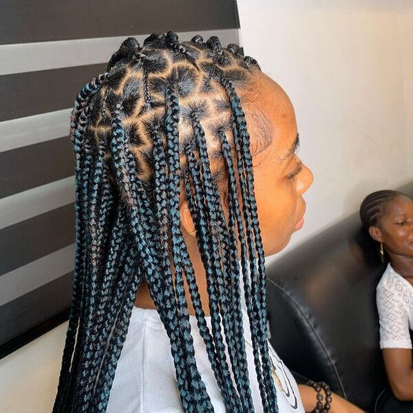 Knotless Stitch Hairstyle
