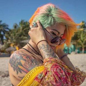 Short Rainbow Hair Color In 2024 With Pictures   50 Best Short Rainbow Hair Ideas In 2022 300x300 