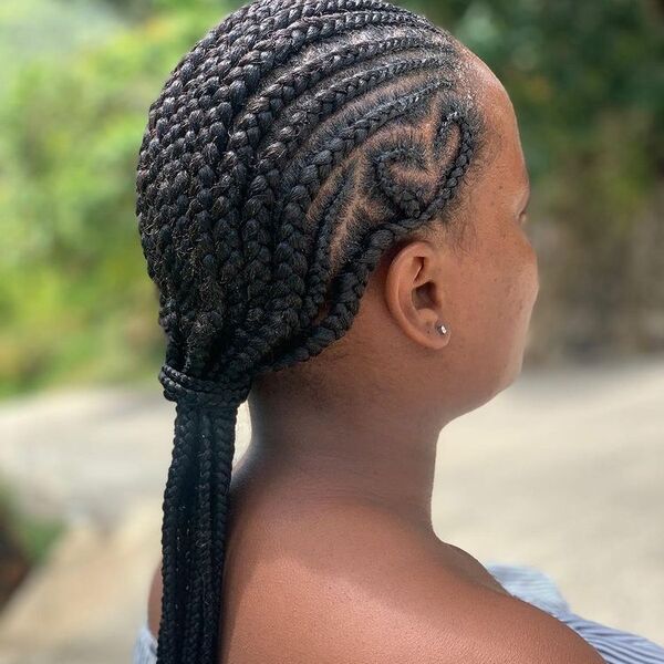 Feed-In Braids with Heart