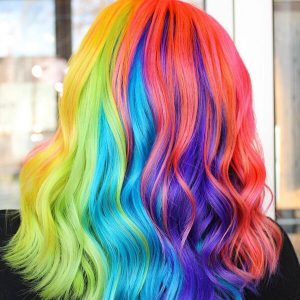 Short Rainbow Hair Color in 2024 (With Pictures)