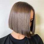 50 Best Blunt Bob Haircut Ideas in 2022 - a woman in a side view