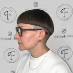 50 Cool Mushroom Haircut for Women in 2022 - a woman in a side view