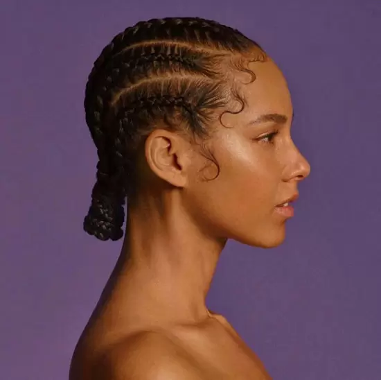 24. Alicia Keys Braid Hairstyles with a Stitch